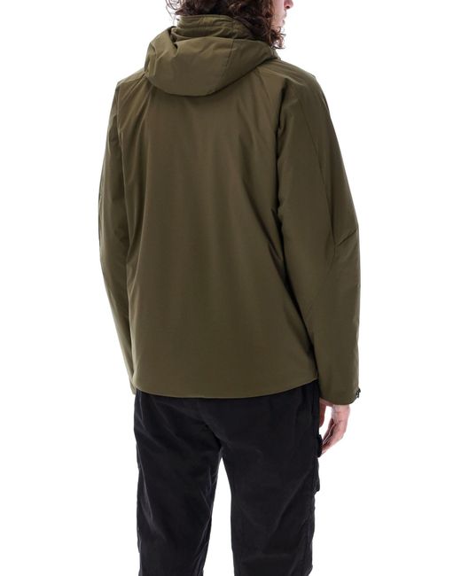 C P Company Brown Pro-Tek Hooded Jacket for men