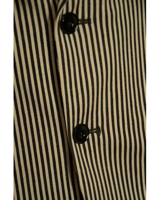 Circolo 1901 Green 2 Pockets Striped Blazer for men