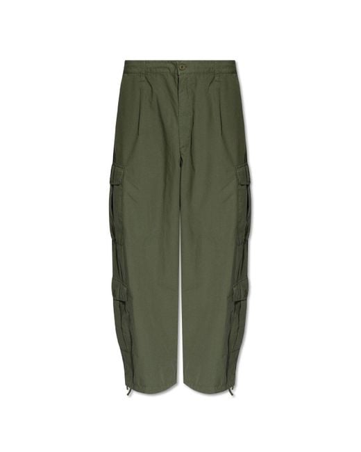 Emporio Armani Green Cargo Trousers, for men