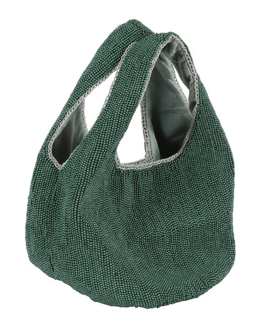 J.W. Anderson Green Mini Beaded Shopper