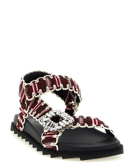 Roger Vivier White Slingback Sandals