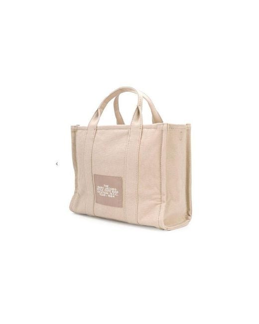 Marc Jacobs White Satchel Bag Cotton Tote-Bags