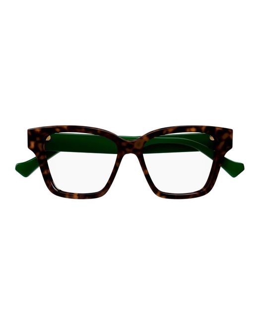 Gucci Black Rectangle Frame Glasses