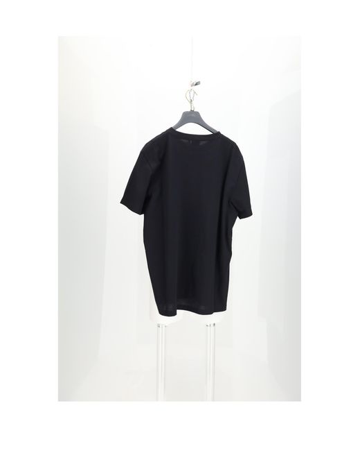 Dior Blue T-Shirt Logo Piccolo Cotton T-Shirts for men