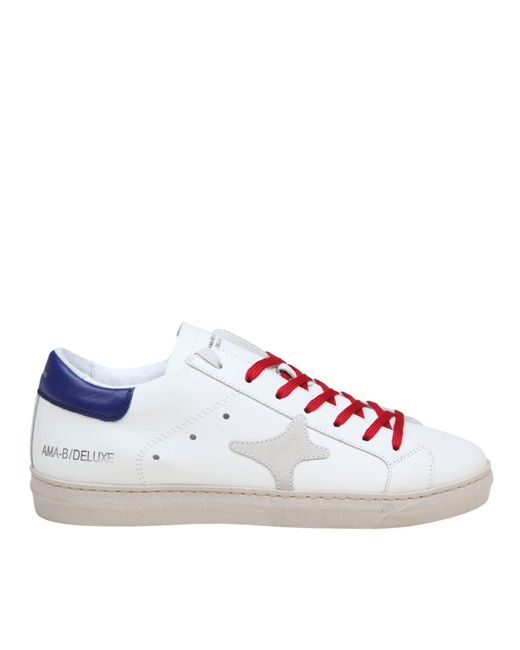 AMA BRAND Multicolor And Leather Sneakers for men