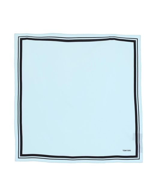 Tom Ford Blue Scarfs Mulberry Silk for men