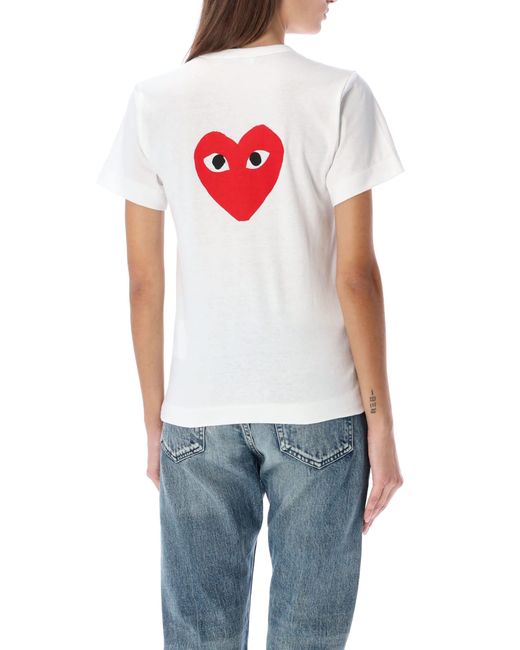 COMME DES GARÇONS PLAY Blue Big Heart T-Shirt