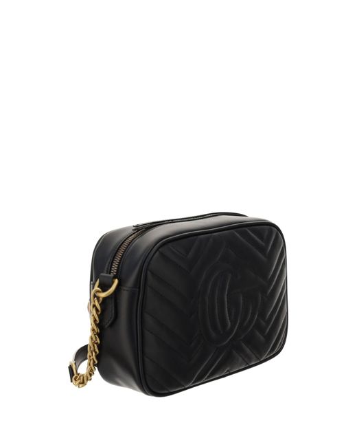 Gucci Black Marmont Shoulder Bag