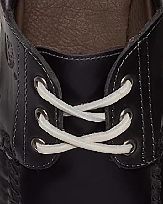 Timberland Black Boat Shoe Lake House 3-Eye Lug Monks Robe Monk's Leather Loafers