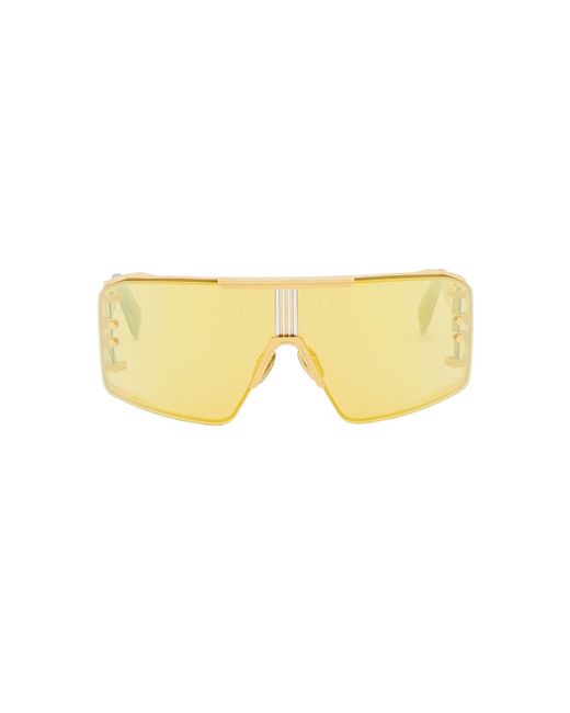 Balmain Yellow Le Masque Sunglasses