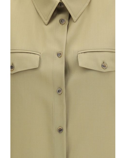 Cruna Natural Overshirt Claire Virgin Wool Fleece (Ovis Aries) Shirt