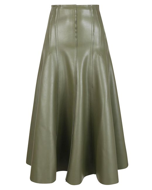 Norma Kamali Green Grace Skirt