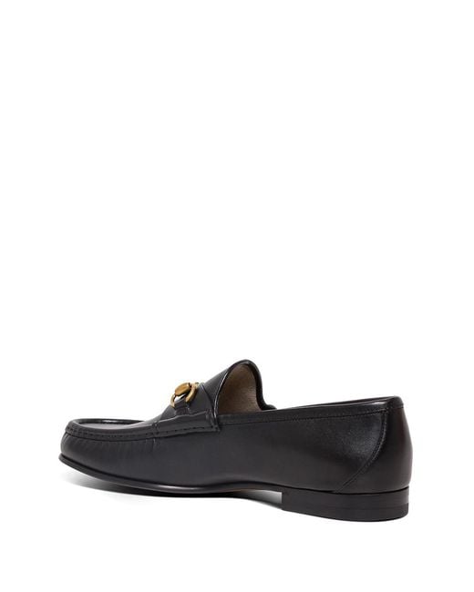 Gucci White Loafers With Horsebit, Leather Calf for men
