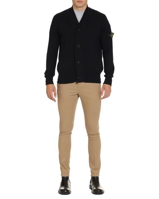 Dondup Natural Chino Pants Stretch Cotton Polyester Chinos for men