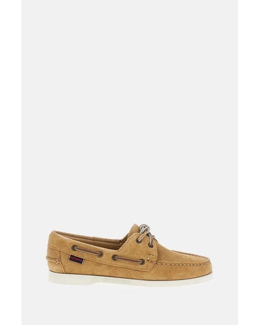 Sebago Natural Flat Shoes Leather