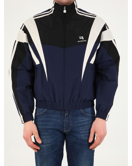 balenciaga jacket mens blue