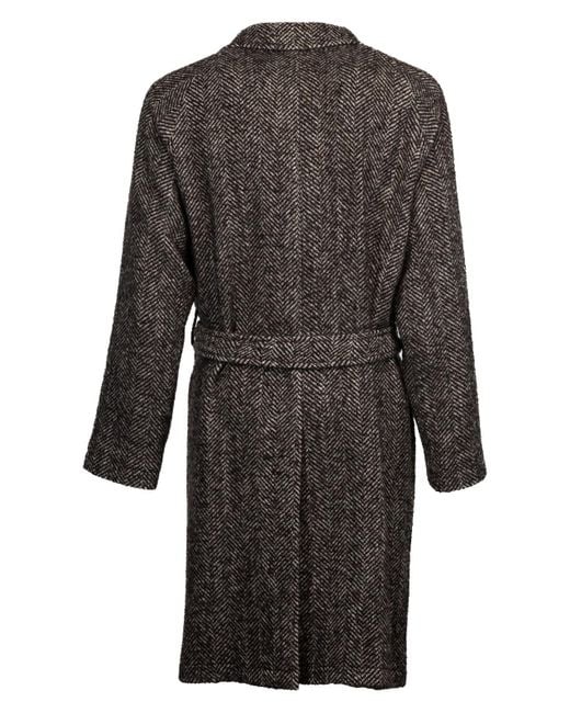 Tagliatore Black Salomon Coat for men