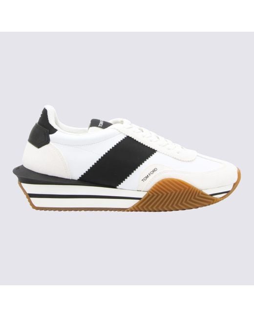 Tom Ford White And Leather James Sneakers for men