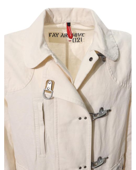 Fay White Archive Jacket 4 Ganci for men