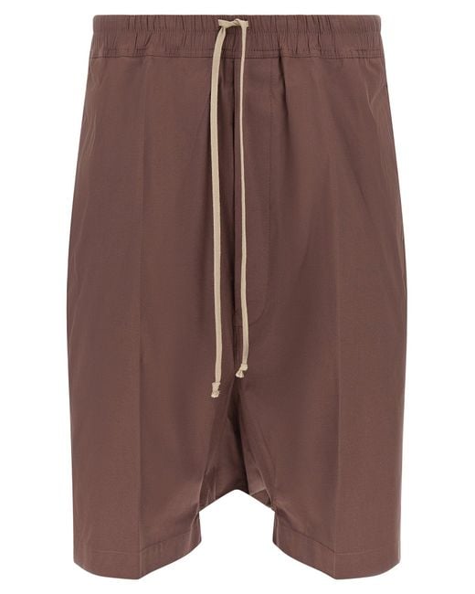 Rick Owens Brown Bermudas