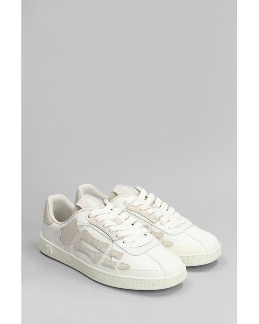 Amiri White Pacific Bones Sneakers