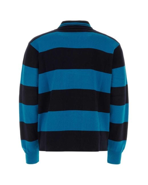 BOTTER Blue Two-Tone Cotton Sweatshirt for men