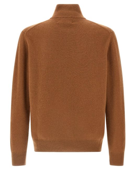 Ballantyne Brown Cardigan Argyle for men