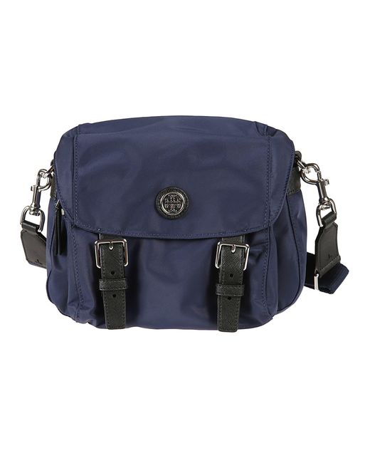 Tory Burch Small Virginia Messenger Bag in Blue - Lyst