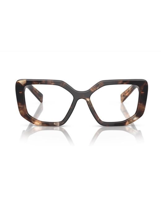 Prada Brown Pra04V Eyeglasses