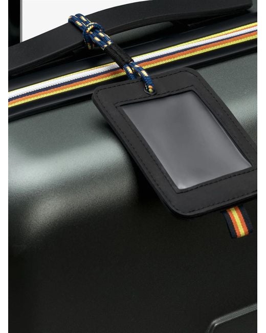 K-Way Black Eudoxie Suitcase for men