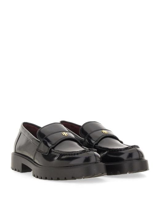 Tory Burch Black Loafers Mocassino Classico