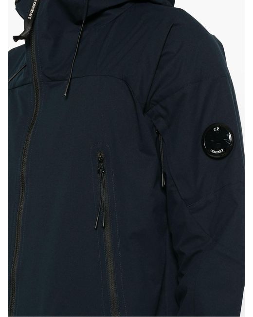 C P Company Blue Pro-Tek Hooded Jacket for men