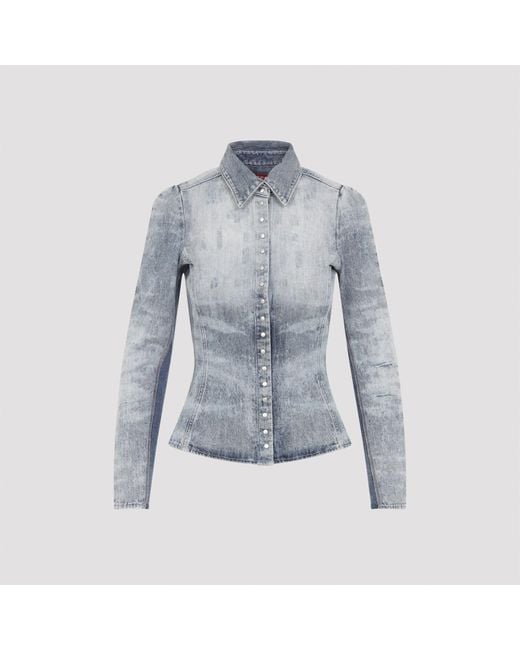 DIESEL Blue De-Masly Shirt
