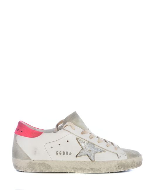 Golden Goose Deluxe Brand White Sneakers Super Star Made Of Leather