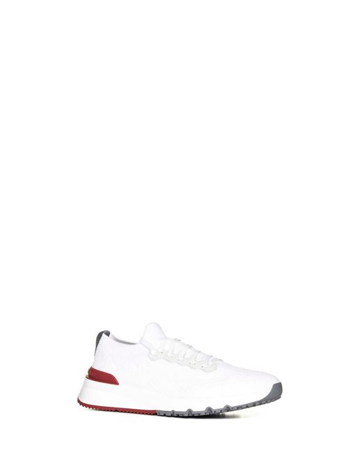 Brunello Cucinelli White Chinã Sneakers for men