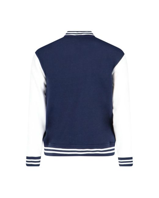 Polo Ralph Lauren Blue Varsity Logo Jacket for men