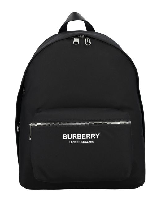 Burberry Black Nylon Backpack for men