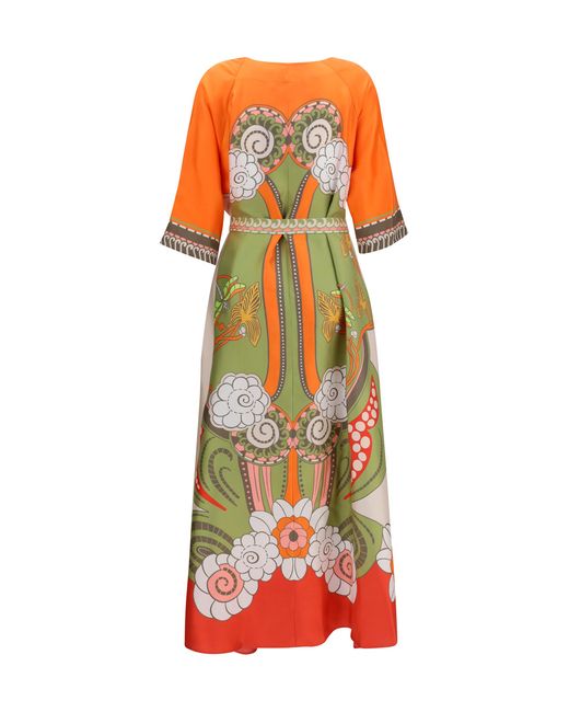LaDoubleJ White Silk Muumuu Dress