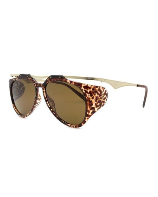 Saint Laurent Brown Frame And Lens Sunglasses