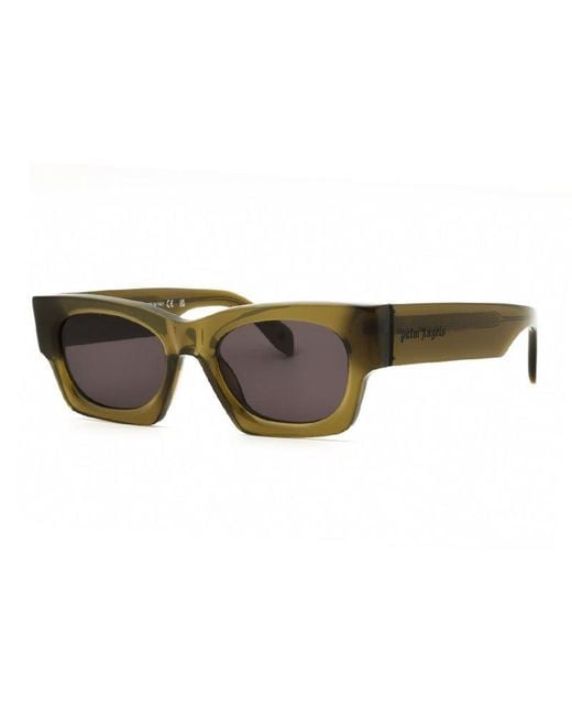 Palm Angels Brown Frame And Lens Sunglasses
