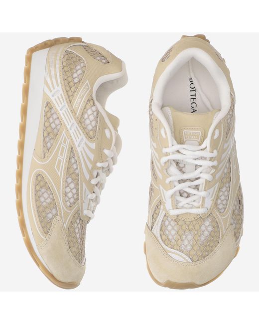 Bottega Veneta Natural Orbit Sneakers Leather Trainers