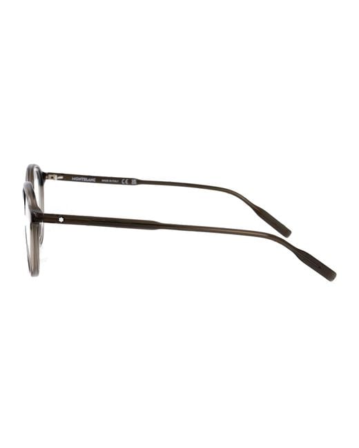 Montblanc Brown Optical Frames Mb0291O Acetate Glasses for men