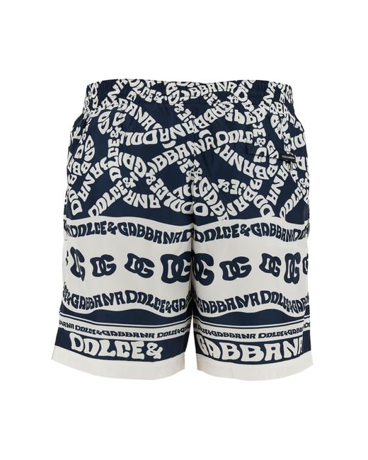 Dolce & Gabbana Blue Boxer Medio for men