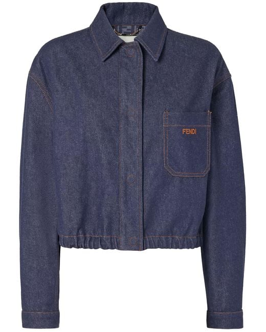Fendi Blue Jacket Reverse