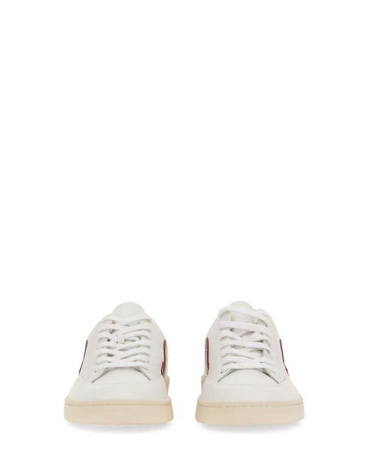 Veja White V-12 Leather Sneaker