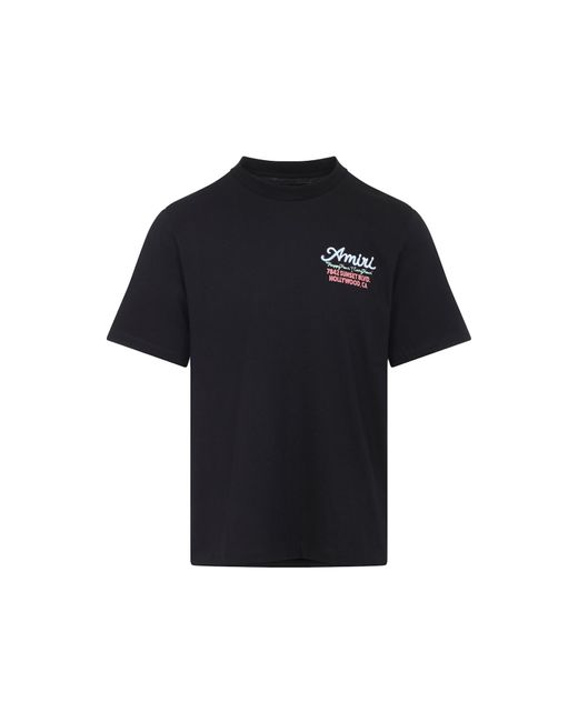Amiri Black Neon Lights Os T-Shirt for men