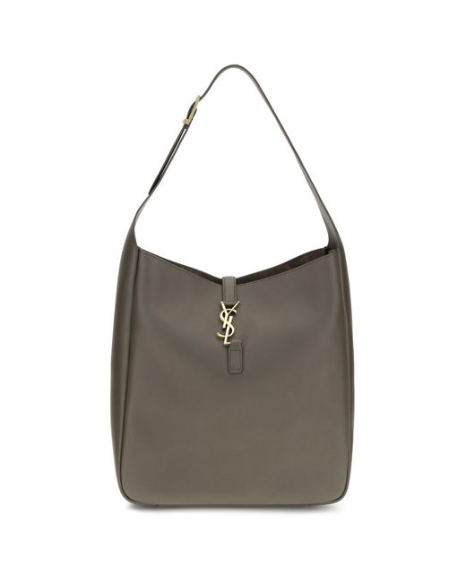 Saint Laurent Brown Shoulder Bag Le 5 À 7 Calf Leather