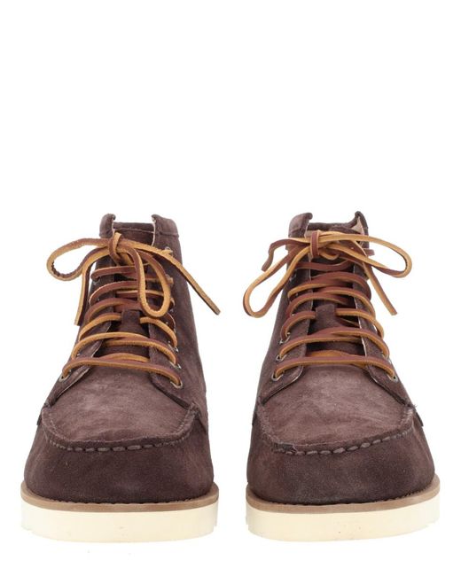 Sebago Brown Boots Tala Leather for men
