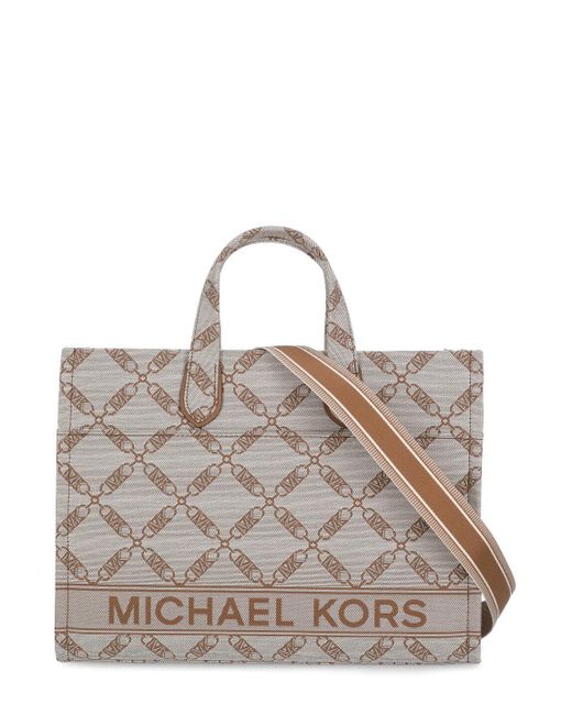 MICHAEL Michael Kors Gigi Shoulder Bag in Gray | Lyst