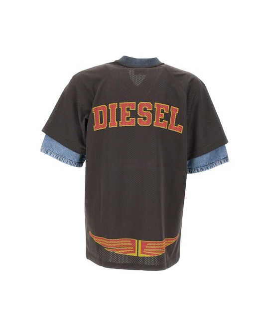 DIESEL Gray T-Voxt T-Shirt for men